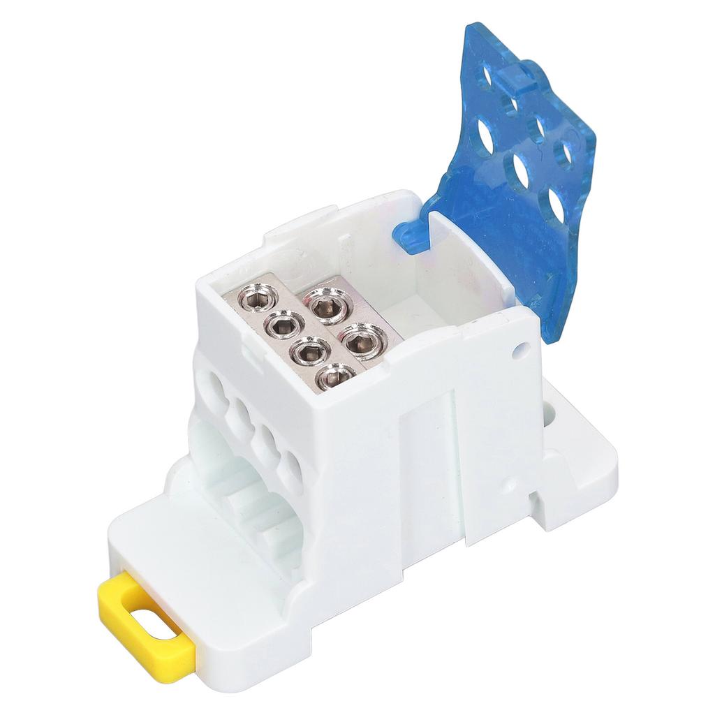 690В 80А Клеммная колодка на DIN-рейку Распределительная коробка Соединяемый латунный проводник Клеммная соединительная коробка