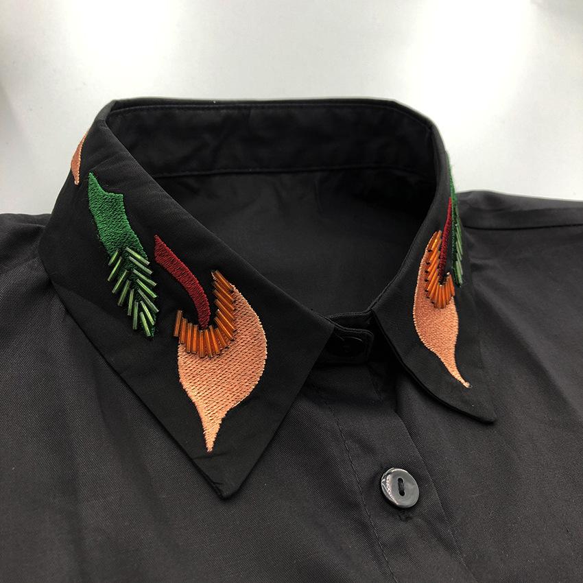 Lapel Shirt Fake Collar Woman Detachable Blouse Tops False Collar for Sweater Bottoming Fashion Blouse Half Shirt False Collar