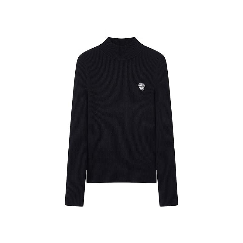 Teenie Weenie Women's Half-High Collar Knit Sweater