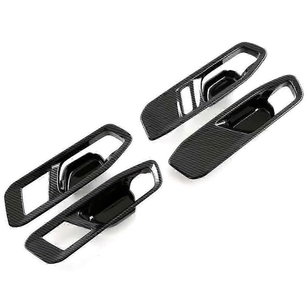 For Accord 2023 2024 11th Car Inner Side Door Handle Bowl Cover Trim Interior Accessorie (abs Carbo