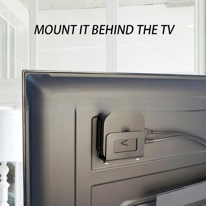 Кронштейн для ТВ-приставки и других медиаплееров, регулируемое крепление для небольшого устройства на стену, портативная подставка для ноутбука