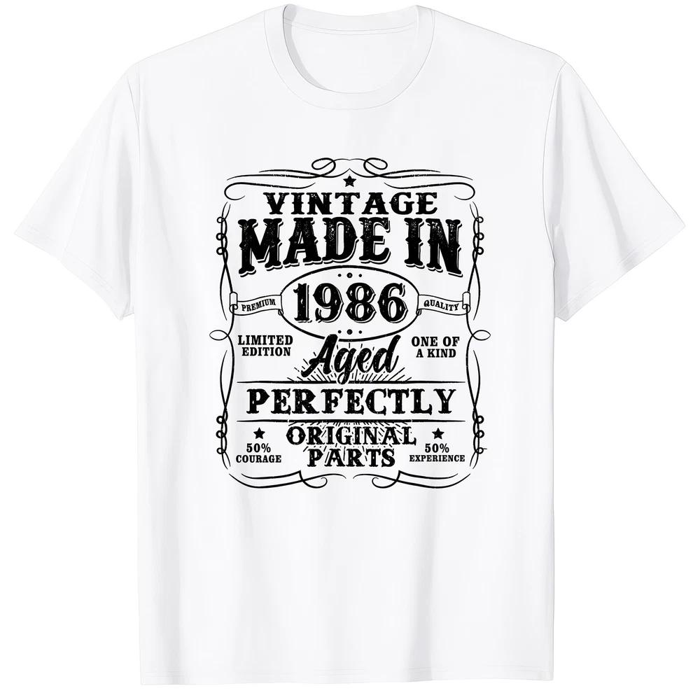 Made In 1986 40th Birthday Original Parts T Shirt
