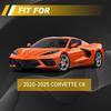 Carbon Fiber Steering Wheel  Border Frame Trim For -25 Corvette C8 US