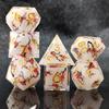 7pcs/set COC Resin Polyhedral Number Dice for DND TRPG RPG Cthulhu Role Play Board Game