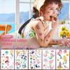 Waterproof Cartoon Princess Tattoo Set - Mermaid Theme for Kids