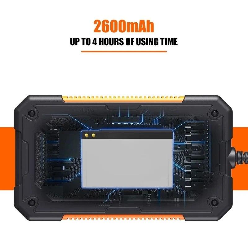 Industrial Endoscope Camera 4.3 Inch Screen HD1080P Single Dual Lens Pipe Car Inspection Borescope IP68 Waterproof LEDs 2600mAh