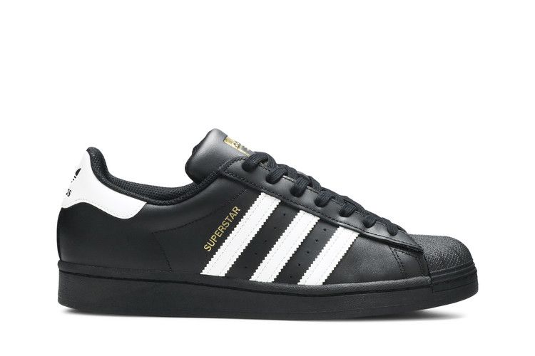 adidas Суперзвезда Черный Облачный Белый Золотой