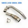 xmax xmax300 Motorcycle exhaust system Modify For Yamaha XMAX250 XMAX300 Xmax 250 300 2020-2022 51mm exhaust pipe
