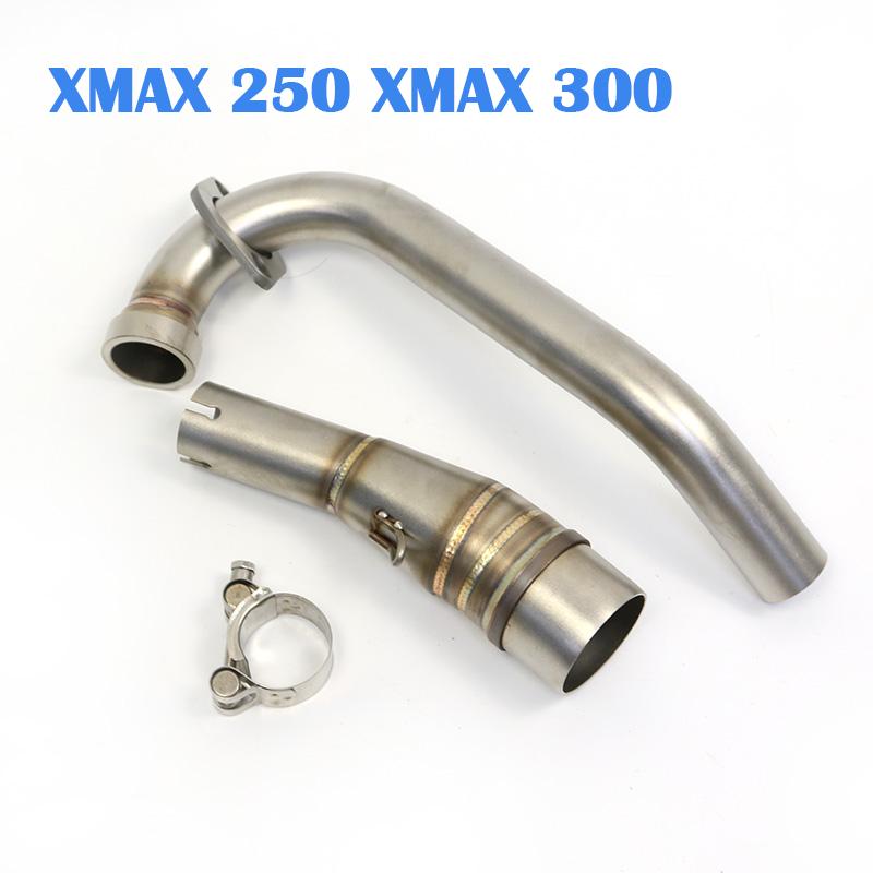 xmax xmax300 Motorcycle exhaust system Modify For Yamaha XMAX250 XMAX300 Xmax 250 300 2020-2022 51mm exhaust pipe