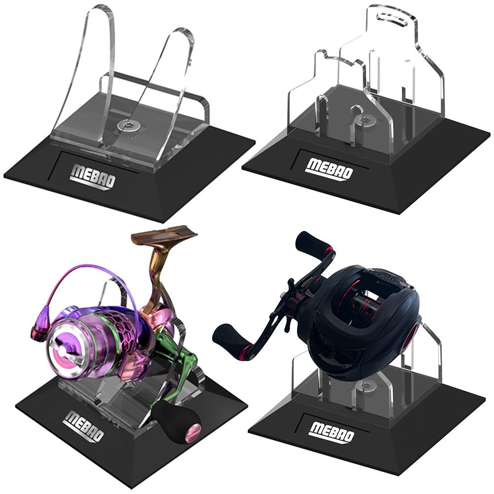Fishing Reel Storage Holder Transparent Water Drop Wheel Stand Multifunction Fishing Reel Display Rack Fishing Accessories