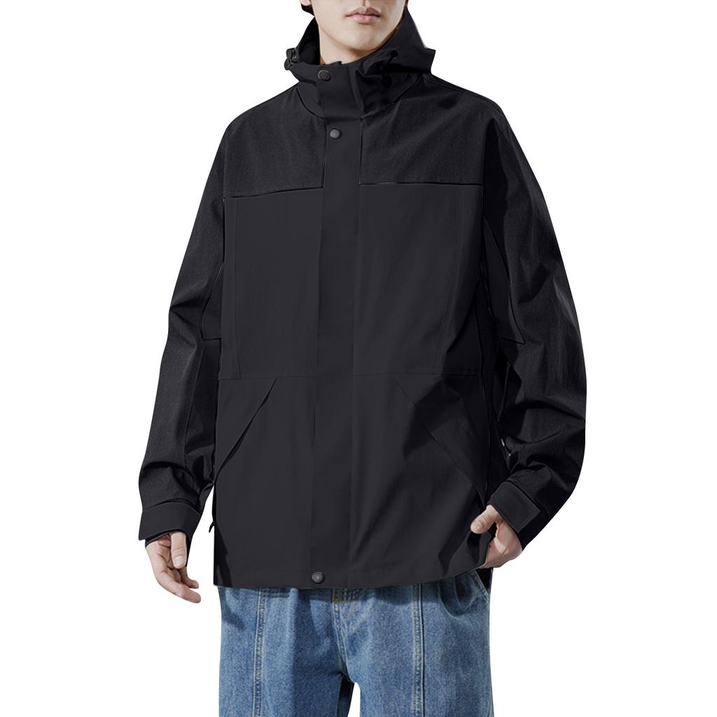 Men's Color Matching Jacket Fashionable And Casual Sportswear Mountaineering And Outdoor Couple Jacket