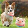 1 Set Pet Toy Interactive Moving Pet Plush Toy Set Cartoon Pig Shape Talking Squeaky Electronic Dogs Ball Toy Pet Supplies