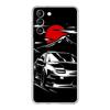 Япония JDM спортивные автомобили мужской мужской чехол для телефона для Samsung Galaxy S22 5G S20 Ultra S21 FE 5G S10E S9 S8 S10 Plus Note 10 прозрачный чехол