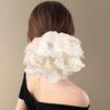 1PC super fairy large four-layer pearl lace large intestine hair band versatile ponytail headband rubber band hair rope head flower hair accessories