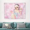 Japanese Anime Game Super Sonico Graphic Cute Cartoon Tapestry Room Decoration Home Decor Bedroom Wall Hanging Fabric