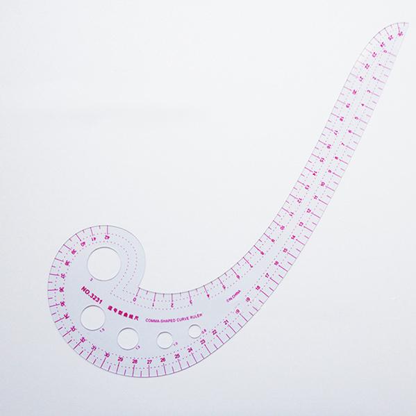 Модная метрическая линейка, кривая, классификация, нарисованный значок, шаблон измерения линейки, набор швейных линеек