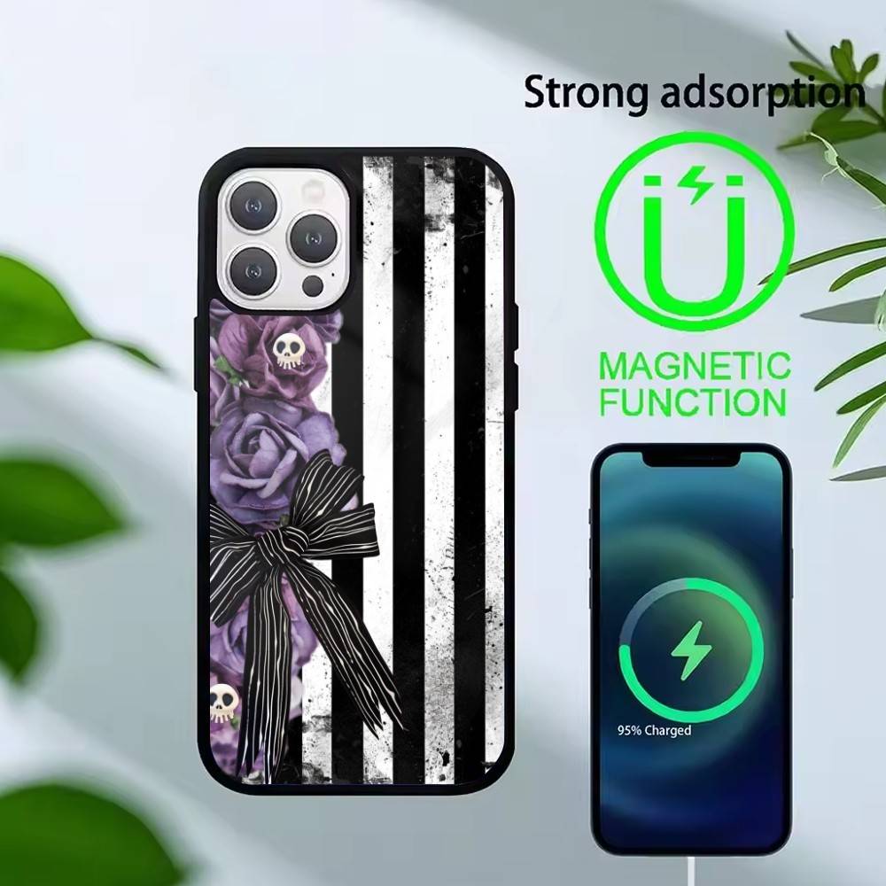 Y2k I-INS Graffiti Phone Case For iPhone 17,16,15,14,13,Pro,Max,Plus,Magnetic For Magsafe Wireless Charging
