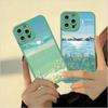 Чехол для телефона с масляной живописью цветов для iPhone 14 11 12 13 Pro Max Для iPhone XS X XR 7 8 Plus SE2 Мягкие силиконовые задние крышки