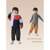 Right European Style Boys' Half-High Collar Base Layer Shirt 2025 Winter New Baby Inner Wear Warm Long-Sleeve T-Shirt Children's Clothing