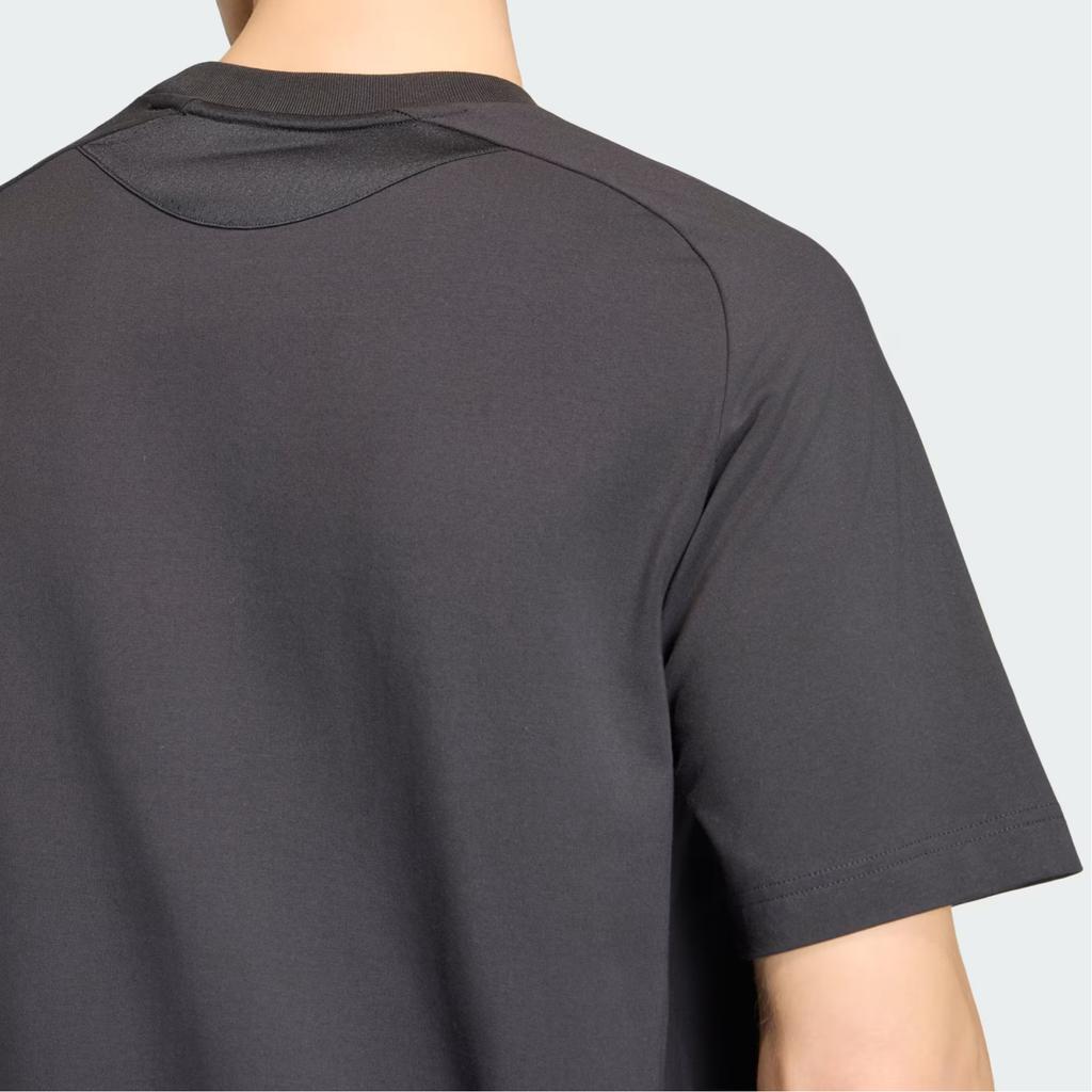 adidas Германия Tiro Футболка для путешествий Черная Мужские Топы JZ9330
