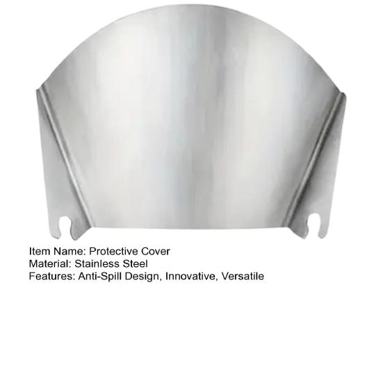 Защитный экран из нержавеющей стали для миксера, защищающий от проливания, повышает безопасность