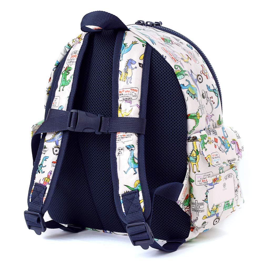 COLORFUL CANDY STYLE Backpack for Dinosaur Town Is Busy N0636300 White Boys, Kids, Lightweight, Excursion, Kindergarten,