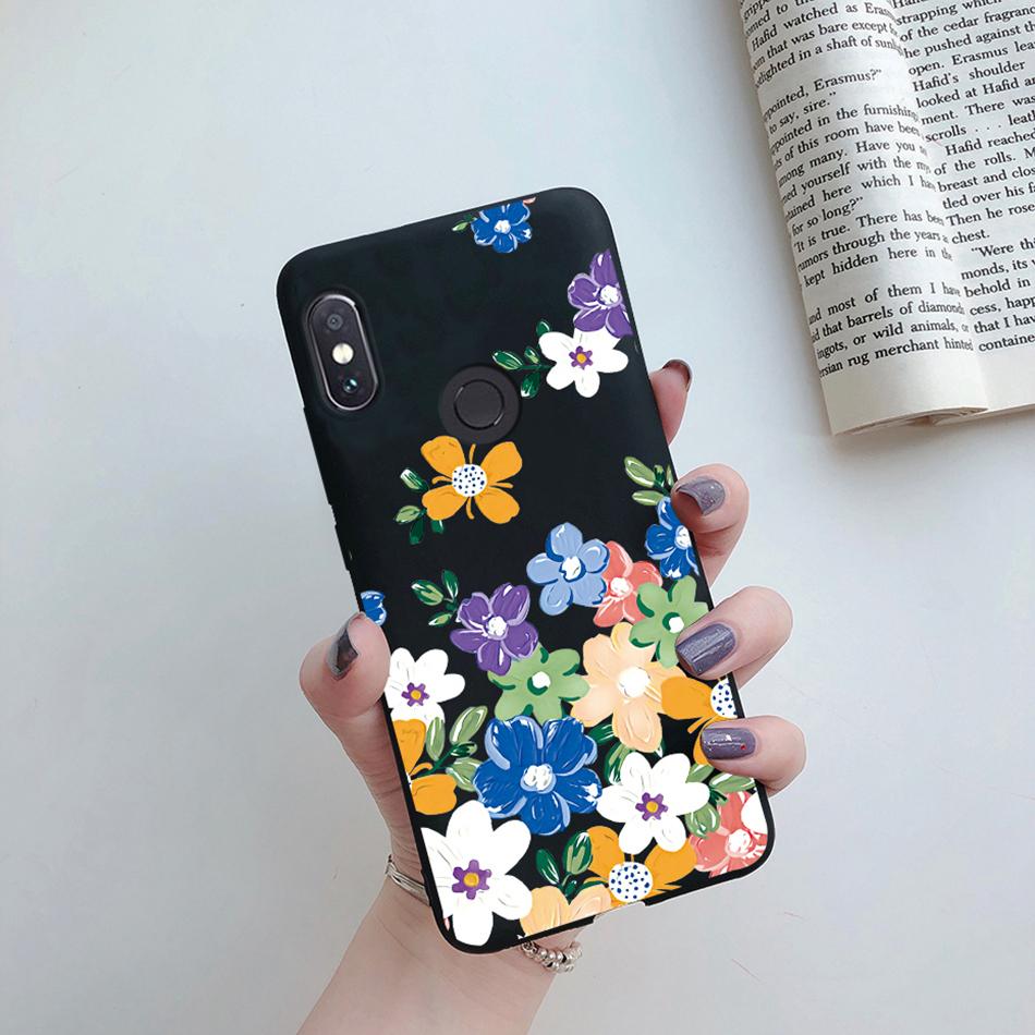 For Funda Xiaomi Redmi Note 5 Case Redmi Note5 Pro Cover Cute Cartoon Cat Silicone Phone Case For Xiaomi Redmi Note 5 5Pro Etui