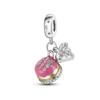 925 Silver Colorful Fruit Birthday Cake Milk Burger Chili Pendant Bead for DIY Women Bracelet Jewelry