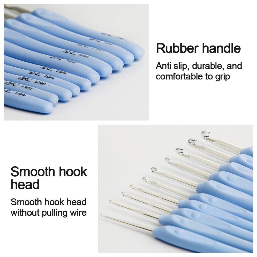 Soft Handle Knitting Needles Multisize Crocheting Hooks DIY Crocheting Needles  Scarf