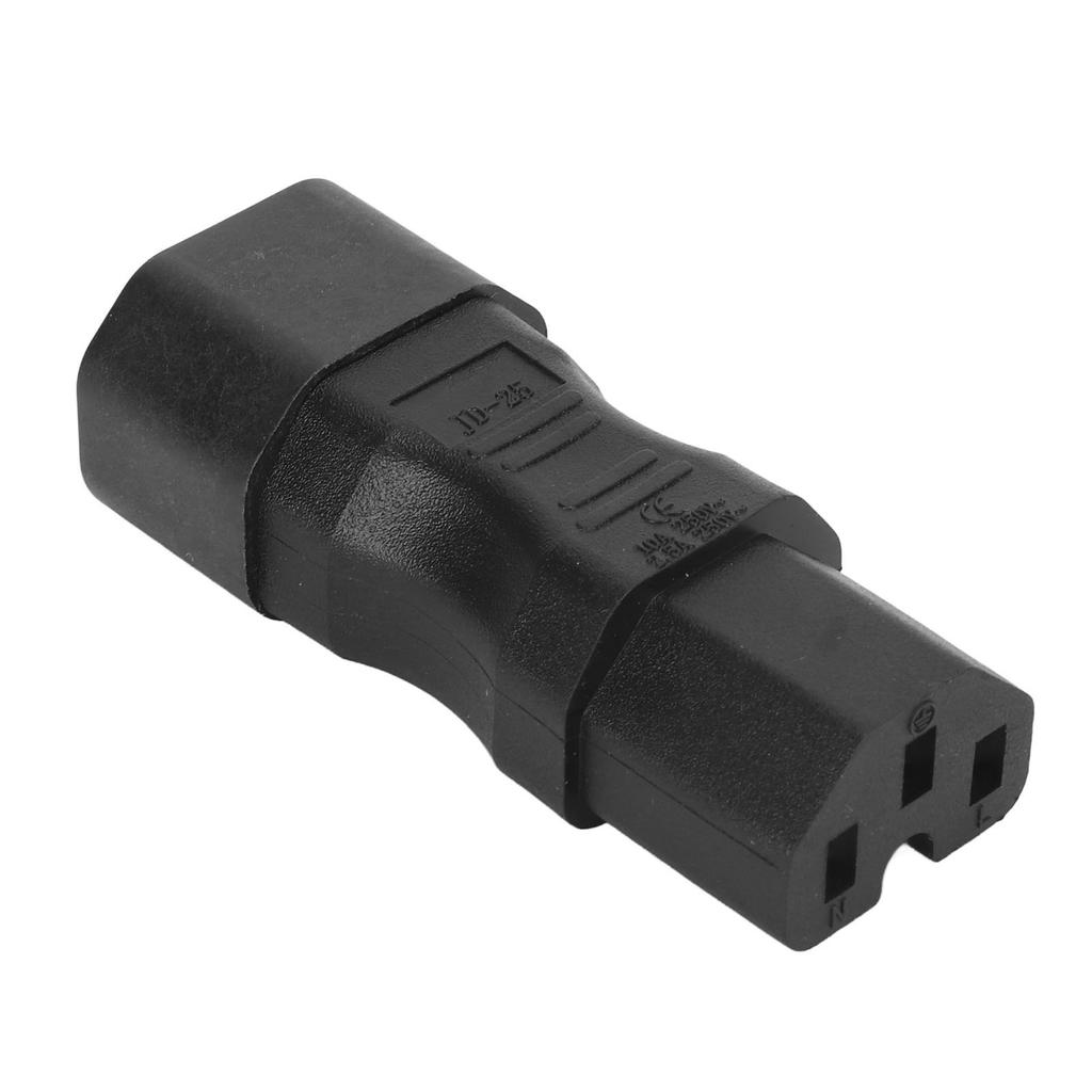 4Pcs IEC320 C14 To IEC320 C15 Power Adapter IEC320 C14 To C15 Power Adapter Connector for Laptop