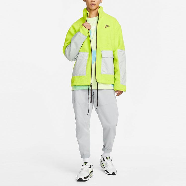 Nike Спортивная куртка на молнии Sportswear Essentials+ из флиса, цвет Volt DD5022-345
