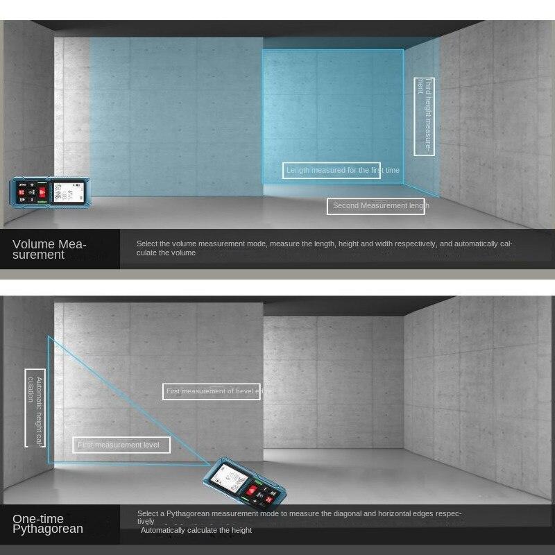 Лазерный дальномер, высокоточная портативная инфракрасная измерительная линейка, прибор для измерения расстояний, электронная линейка Artifact для измерительной комнаты