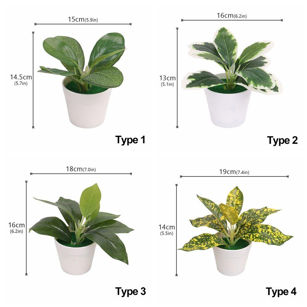 Desktop Ornament Lifelike Greenery Potted Simulation Scindapsus Faux Grass Artificial Plants Bonsai