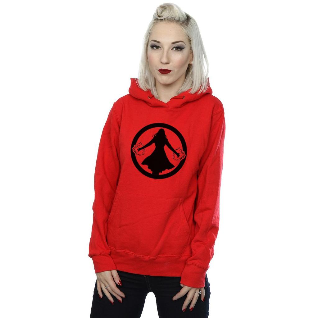 Marvel Womens/Ladies Scarlet Witch Symbol Hoodie