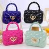 PU Mini Shoulder Bags New Heart Coin Wallets Handbags