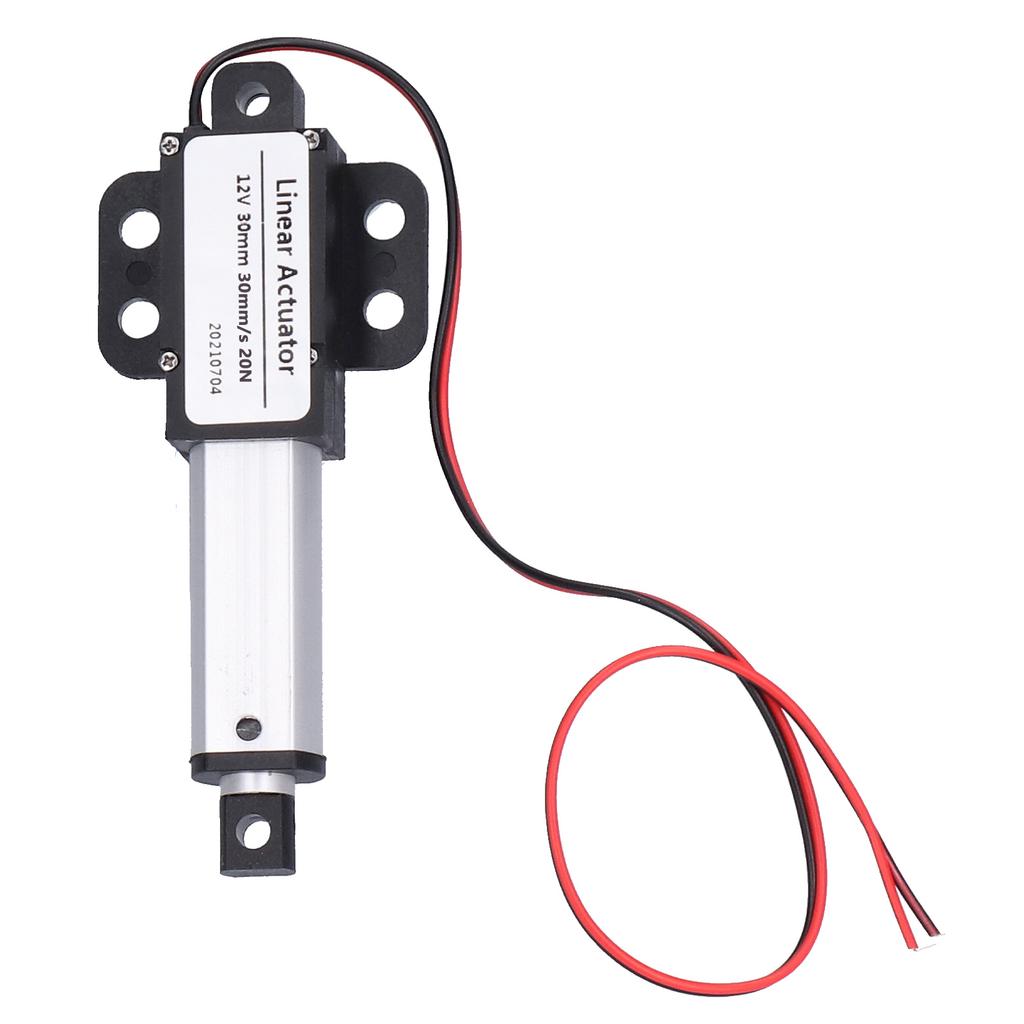 Linear Actuator 12V 30mm Stroke Low Noise Short Circuit T Type Screw Electric Linear Motion Actuator