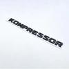 FOR Mercedes Benz Kompressor Emblem Rear Trunk Badge Lettering Chrome Black Logo Stickers CLK SLK SL CLS ML A B C S R Class EC3