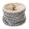 Windproof Fleece Muffler Snowflake Warm Neck Warmer Face Mask Winter Knitted Scarf  Outdoor