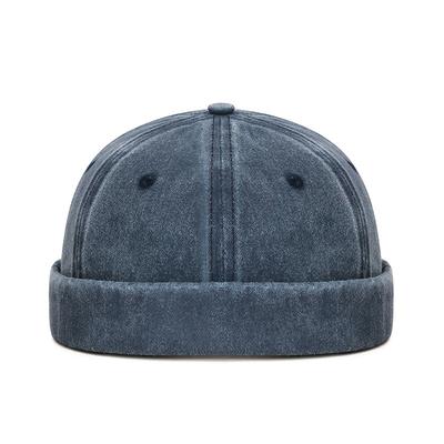 Модная хип-хоп шапка-бини, уличная шляпа, мужская шапка-череп, женская весенняя без полей, мешковатая шапка-дыня, с отворотом, докер, рыбацкая шапка-бини