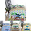 Adorable 3d Cartoon Stitch Anime Comforter With Matching Duvet Cover And Pillowcase