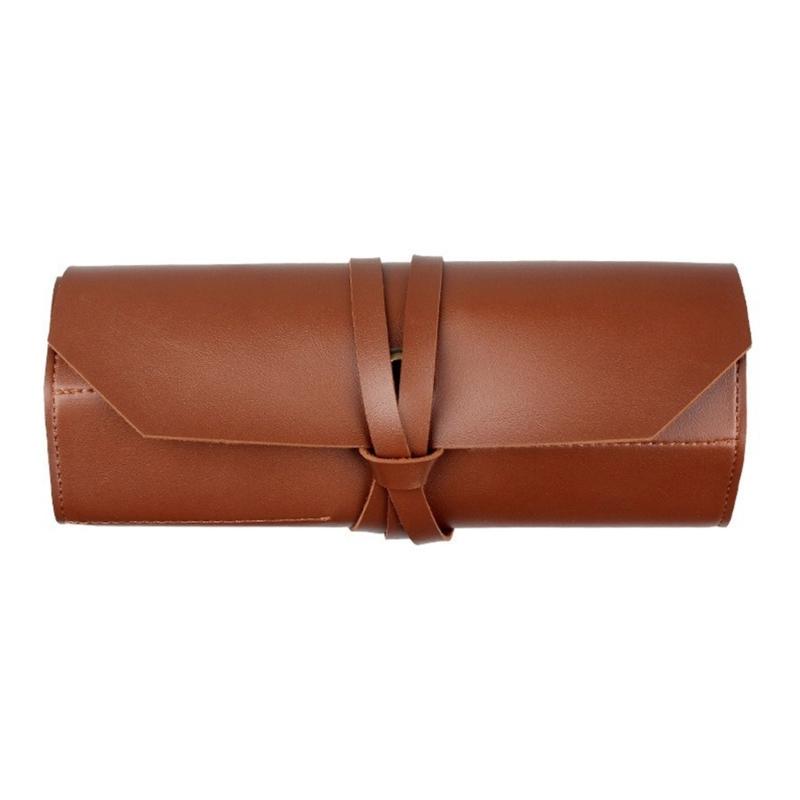 ПУ Сумка-скрутка для инструментов ПУ Сумка-скрутка для гаечных ключей Сумка для стамесок Портативная сумка для переноски Мастерская Хранение Деревообрабатывающий инструмент