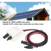 Walfront Солнечный двойной кабельный ввод, коробка, солнечный вводной корпус с удлинительным кабелем 10AWG длиной 2 м для автодомов, лодок, яхт, крыш