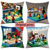 Декоративные наволочки на подушки LEGO на тему баскетбола Чехол для подушки с узором Подходит для дивана Спальни Автомобиля Наволочка