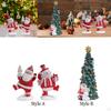 Christmas Desktop Ornament Resin Figurines Miniatures Decoration for Home