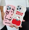 Мультяшный браслет Hello Kitty Чехол-цепочка Для OPPO A60 A6 A5 PRO A79 Reno 15F 14F 13F 12 11 10 Pro 12F 11F A36 A78 5G Волна Чехол