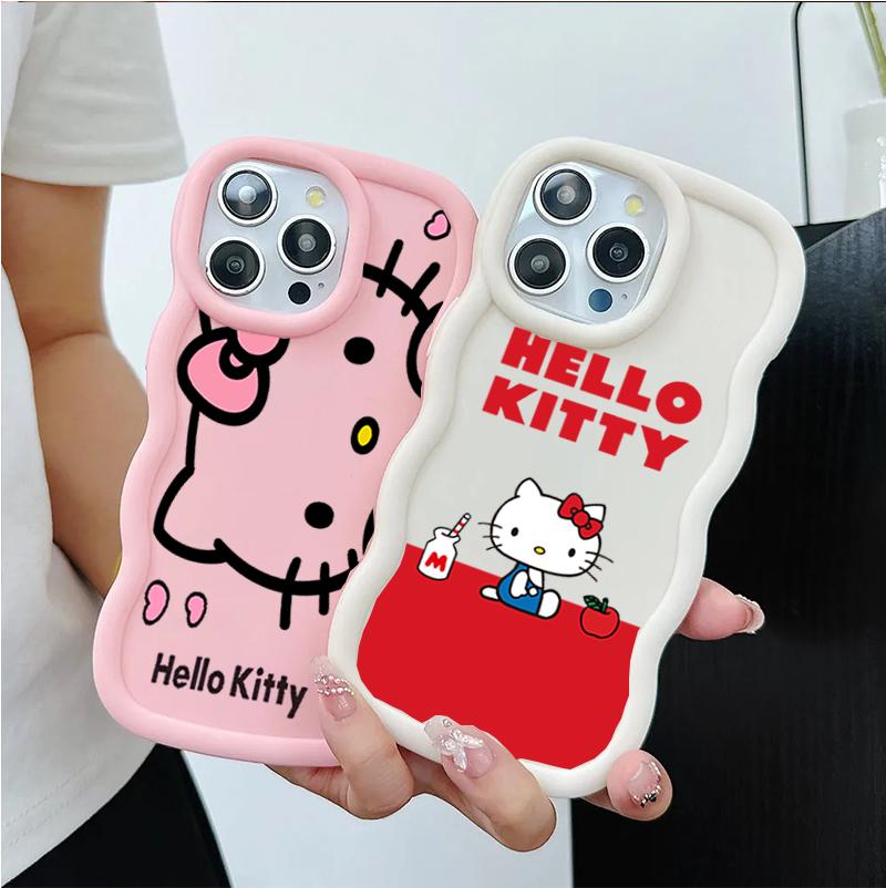 Мультяшный браслет Hello Kitty Чехол-цепочка Для OPPO A60 A6 A5 PRO A79 Reno 15F 14F 13F 12 11 10 Pro 12F 11F A36 A78 5G Волна Чехол