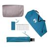 Tunnel Tent for 3 Persons Blue and Gray 328 x 228 x 115 cm