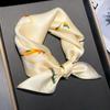 53 * 53cm Mulberry Silk Small Square Scarf Multifunctional Professional Fashion Decoration Silk Scarf For Spring And Autumn Warmth Shawl