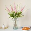 Искусственная лаванда с одним стеблем, легкий уход, не выцветающая цветочная композиция из искусственного шелка, цветок для домашнего свадебного украшения