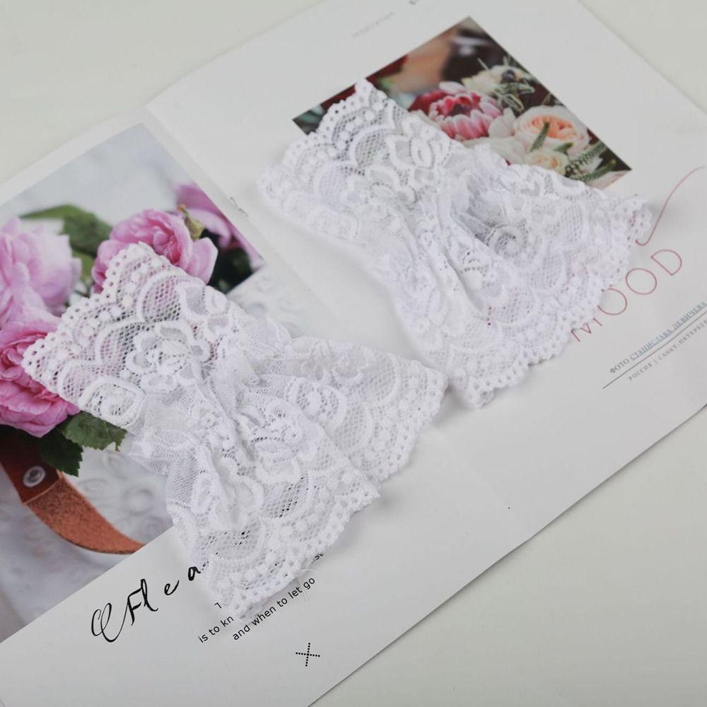 Свитер со шрамом, декоративные съемные рукава-манжеты, искусственные рукава, кружевные манжеты, оборки, рукав до локтя